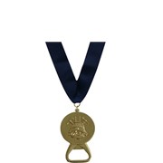 Medaile s otvírákem HASIČI zlatá - DOPRODEJ