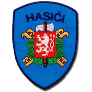 Nášivka znak SDH velký světle modrý