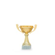 Pohár EKONOM - zlatý 20cm