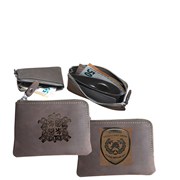 Peněženka kožená - mini /10,5x8cm/ se znakem SDH/HZS