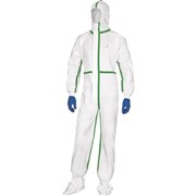 Oblek - jednorázový ochranný oděv s kapucí (certifikace i proti infekcím - COVID)