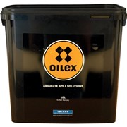 Sorbent na ropné látky a chemikálie OILEX 10l /kyblík/ - hydrofobní /na vodní hladinu/