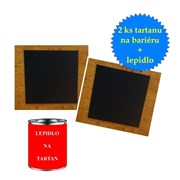 Překážky - Tartan na obě strany bariéry s lepidlem