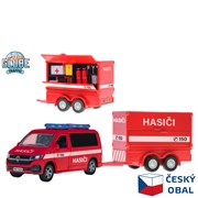 Hračka - Auto Trafic VW s přívěsem HASIČI /27,5cm/