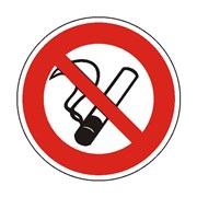 Tabulka - Kouření zakázáno průměr 100 samolepka
